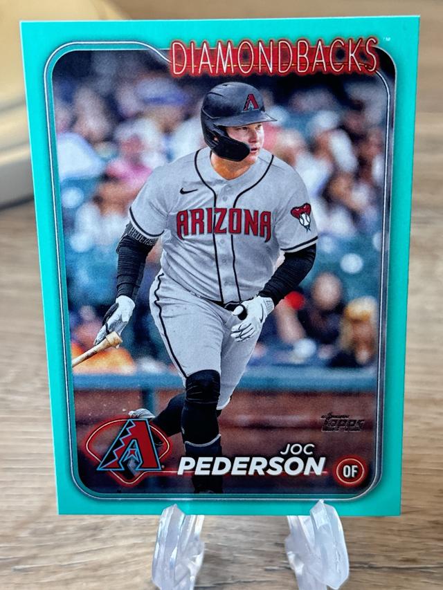 2024 Topps Series 2 Joc Pederson BASE SET Aqua #603