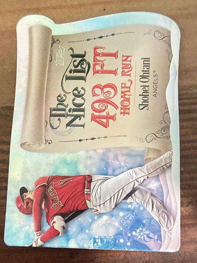 2024 Topps Holiday Shohei Ohtani Making the Nice List #MNL-24