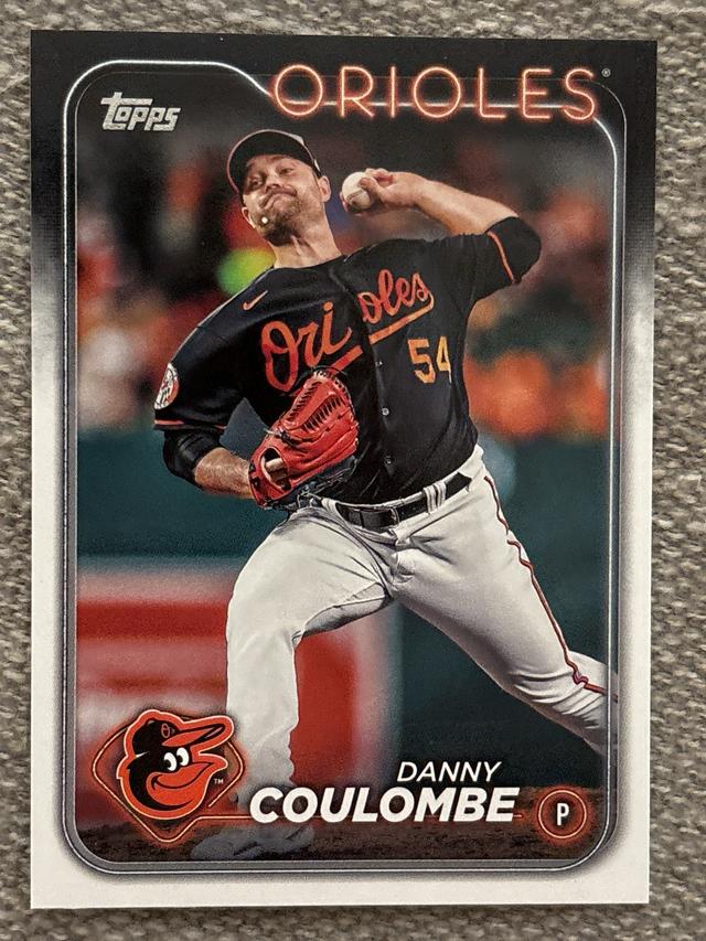 2024 Topps Update Series Danny Coulombe Golden Mirror Image Variations