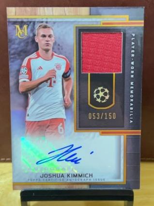 2023-24 Topps Museum Collection UEFA Champions League Joshua Kimmich Autograph