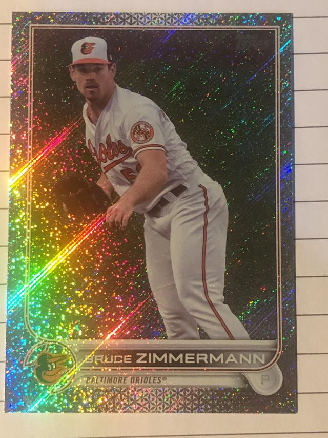 2022 Topps Complete Factory Set Bruce Zimmermann Retail Foilboard /875 #157