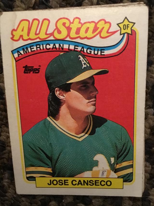 1989 Topps Jose Canseco Base Set #401