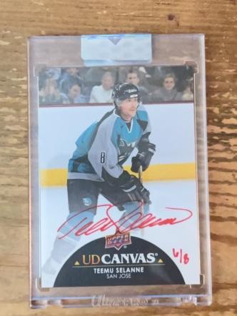 2021-22 Upper Deck Clear Cut Hockey Teemu Selanne /8 #CS-TS