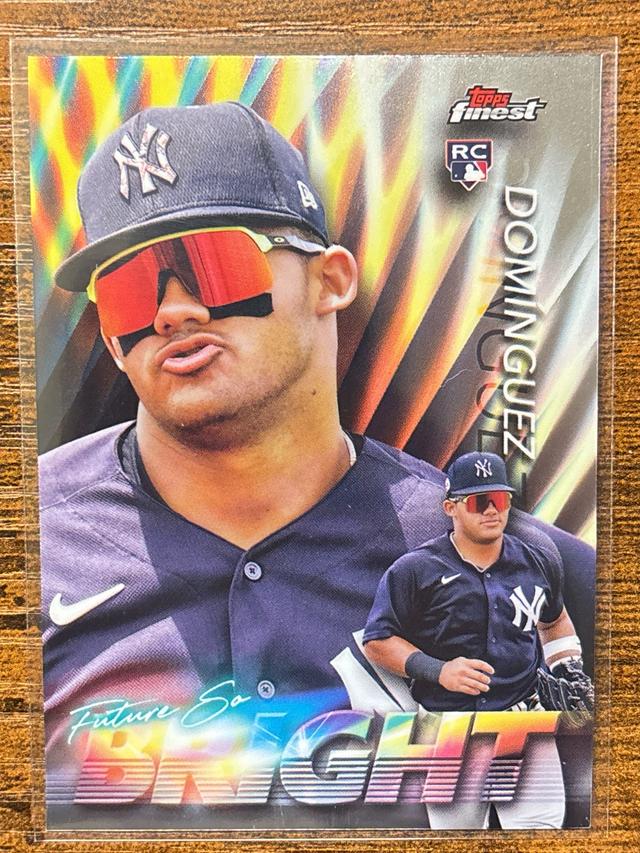 2024 Topps Finest Jasson Domínguez Future So Bright #FSB-1 Yankees Rookie RC