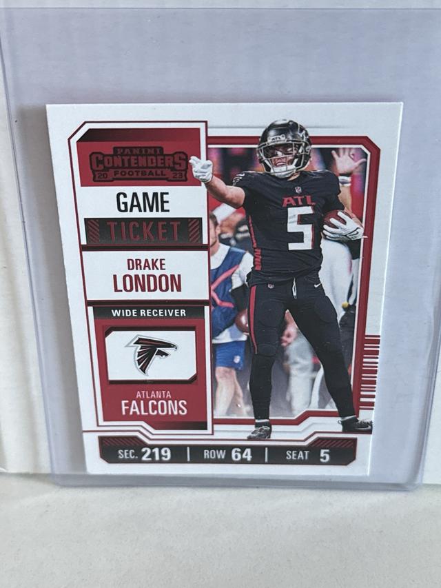 2023 Panini Contenders Drake London Ticket Stub  #5