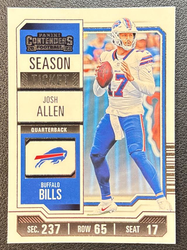 2023 Panini Contenders Josh Allen Ticket Stub #11