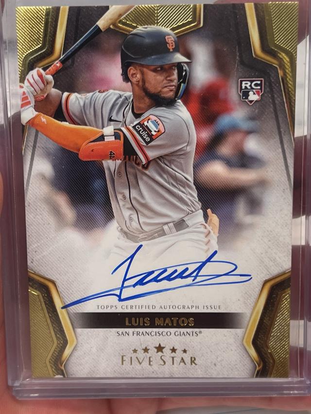 2024 Topps Five Star Luis Matos ﻿Five Base Autographs #FSA-LM