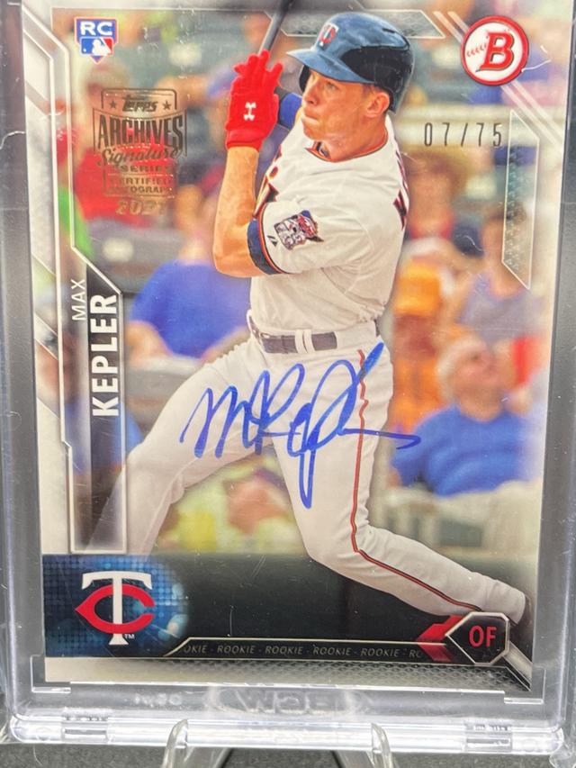 2021 Topps Archives Signature Series Max Kepler ﻿Active Players /75 #147