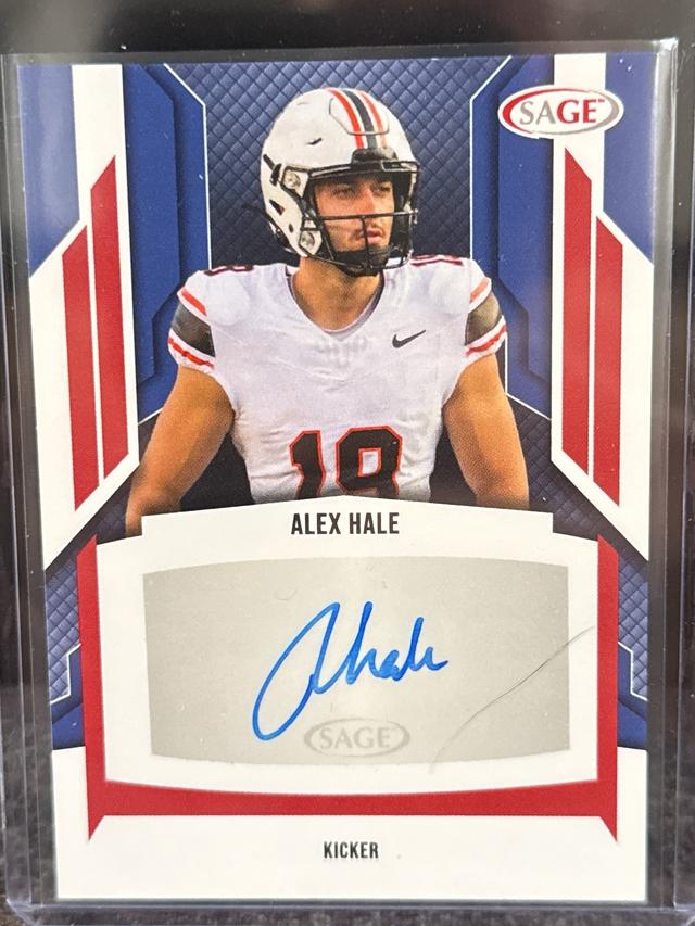 2024 Sage HIT Football Alex Hale ﻿High Number Autograph #A-AH Packers