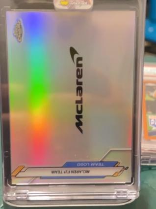 2020 Topps Chrome F1 McLaren Team Base Set Refractor #115