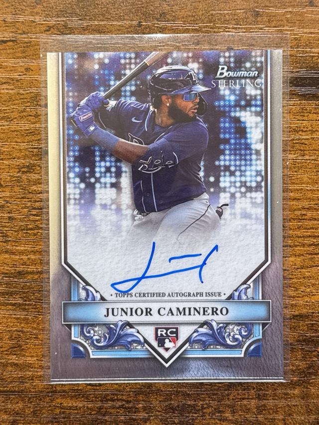 2024 Bowman Sterling Junior Caminero ROOKIES AUTOGRAPHS #RA-JC