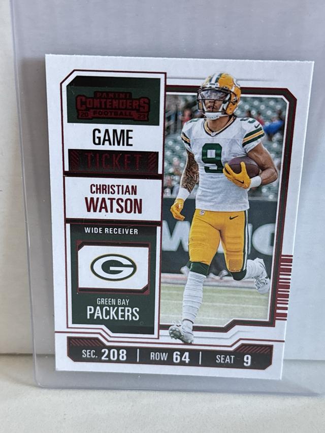 2023 Panini Contenders Christian Watson Ticket Stub  #37