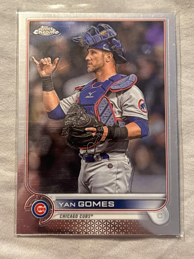 2022 Topps Chrome Updates Yan Gomes BASE Base #USC11