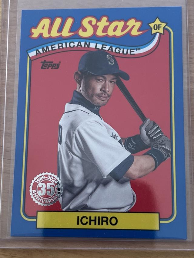 2024 Topps Series 2 Ichiro 1989 TOPPS ALL STAR BASEBALL #89ASB-38