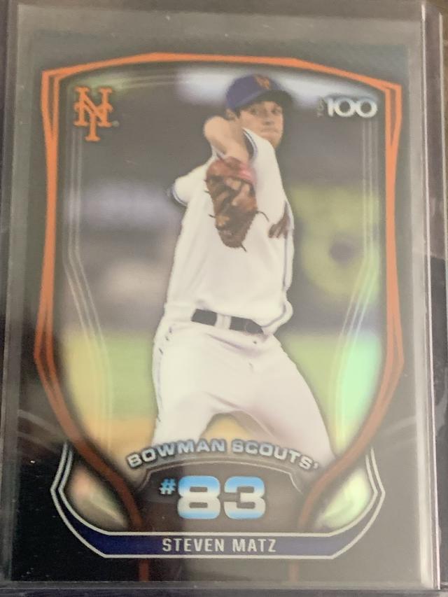 2015 Bowman Steven Matz Bowman Scouts' Top 100 Set #BTP-83