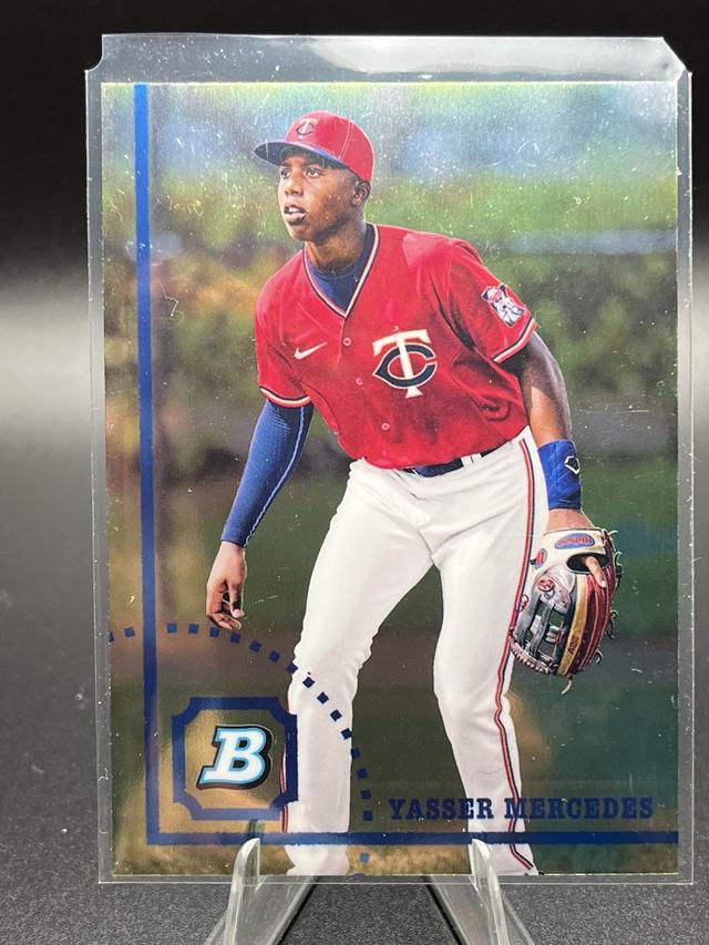 2022 Bowman Heritage Yasser Mercedes Bowman Chrome Prospects Checklist #BHPC-90