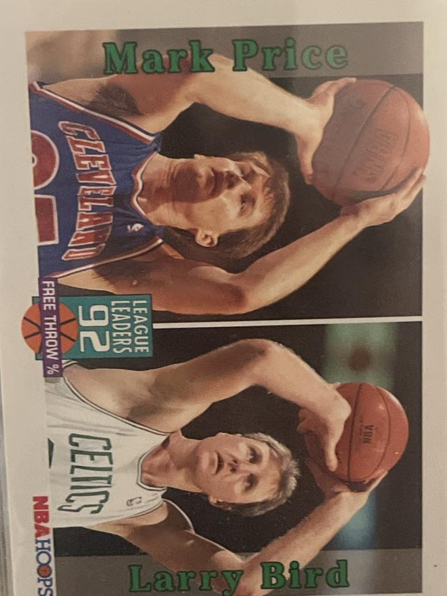 1992-93 Fleer Basketball Larry Bird SYS ﻿Base #256