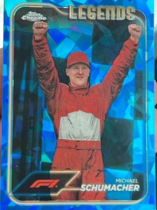 2024 Topps Chrome Sapphire Formula 1 Michael Schumacher F1 Legends #192