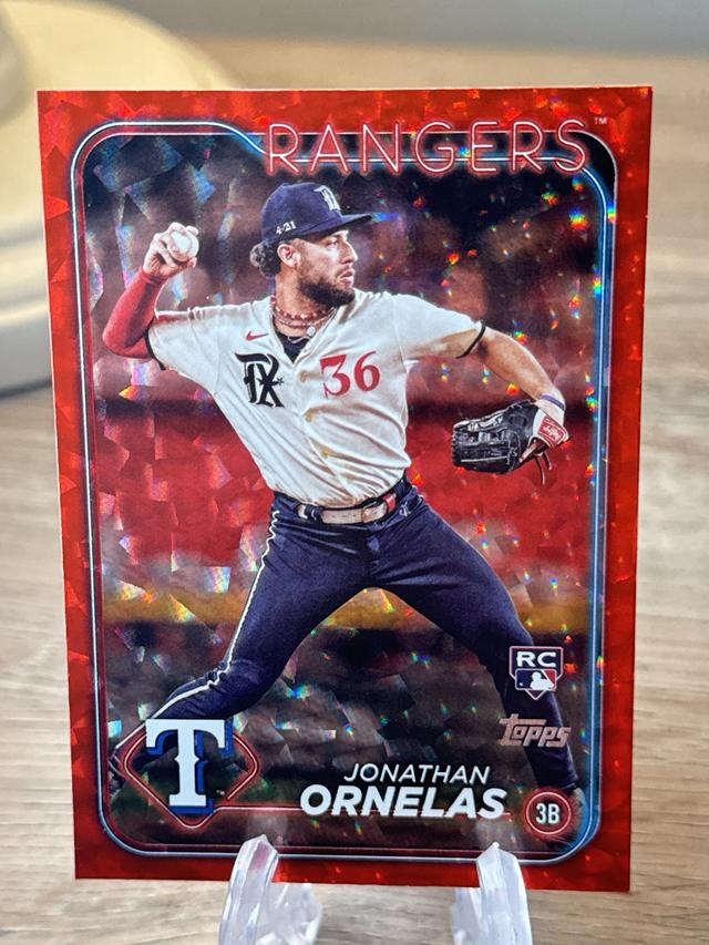 2024 Topps Series 2 Jonathan Ornelas BASE SET Red Foil /199 #575