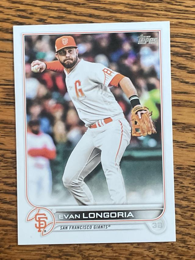 2022 Topps Series 2 Evan Longoria BASE Base #617