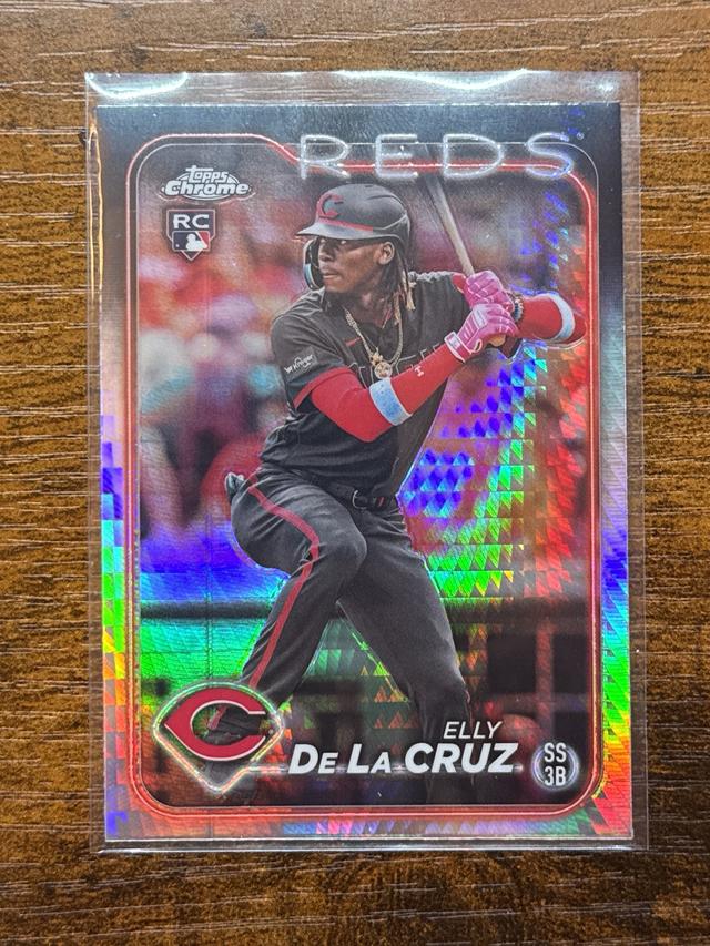 2024 Topps Chrome Elly De La Cruz Prism Refractors #44