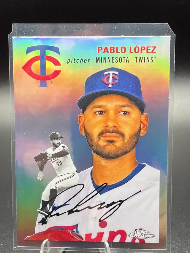 2023 Topps Chrome Platinum '54 Pablo López BASE CARDS Refractors #229