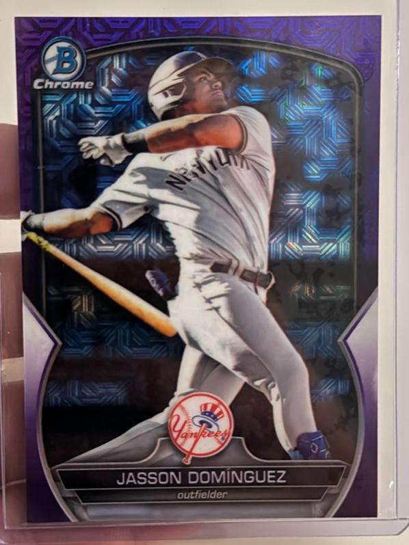 2023 Bowman Chrome Mega Jasson Domínguez Purple /299 #BCP-225