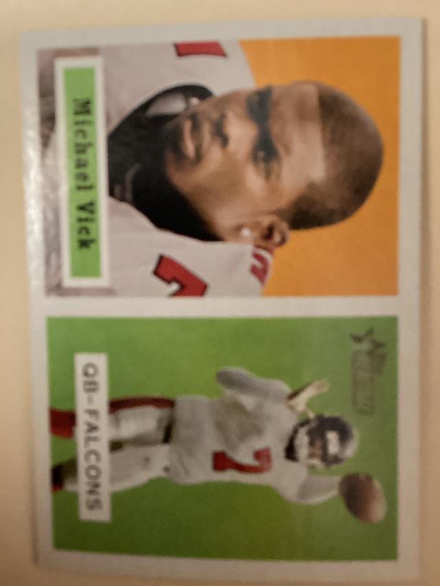 2002 Topps Heritage Football Michael Vick ﻿Base #5