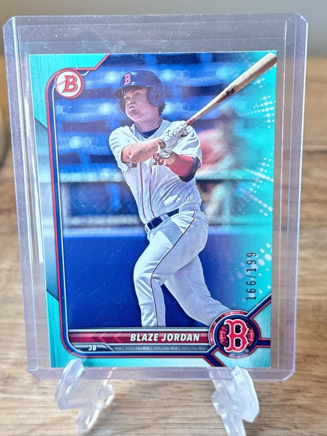 2022 Bowman Draft Blaze Jordan ﻿Bowman Base Aqua /199 #BD-24