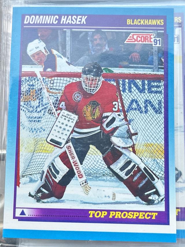 1991 Score Hockey Dominic Hasek ﻿Base #346