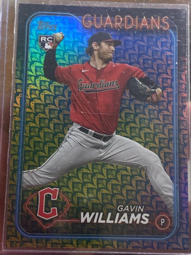 2024 Topps Series 1 Gavin Williams BASE CARD SET Holiday #242