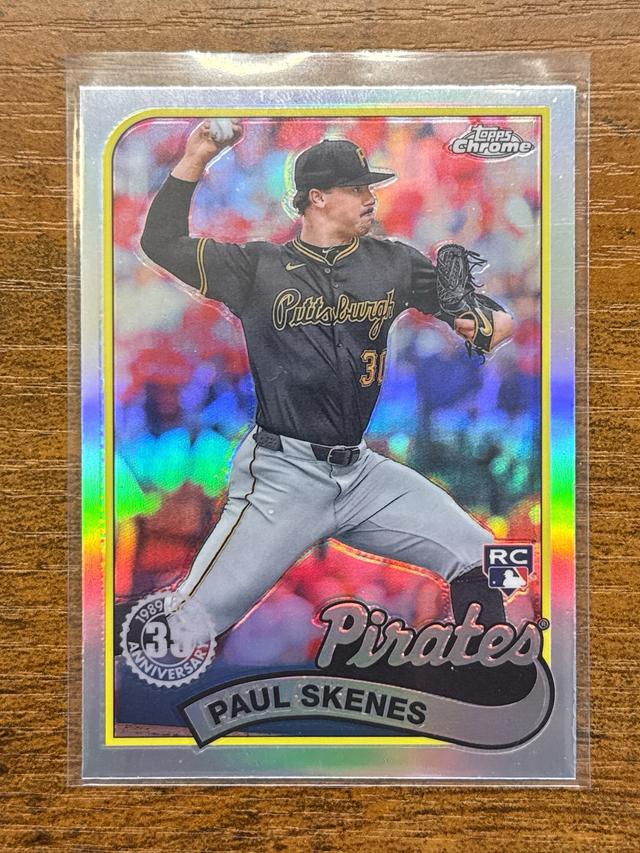 2024 Topps Chrome Update Paul Skenes 1989 Baseball #89CU-1