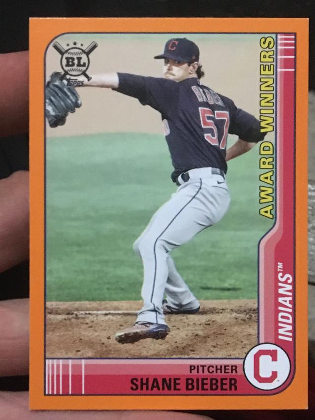 2021 Topps Big League Shane Bieber ﻿Base Set #268