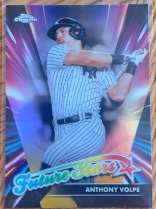 2024 Topps Chrome Anthony Volpe Future Stars Checklist #FS-5