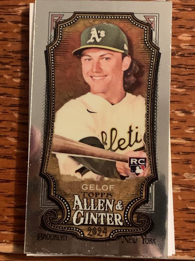 2024 Topps Allen & Ginter Zack Gelof Chrome Mini #82