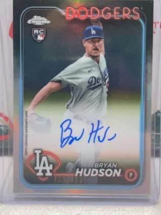 2024 Topps Chrome Bryan Hudson Rookie Autographs Checklist #RA-BHU