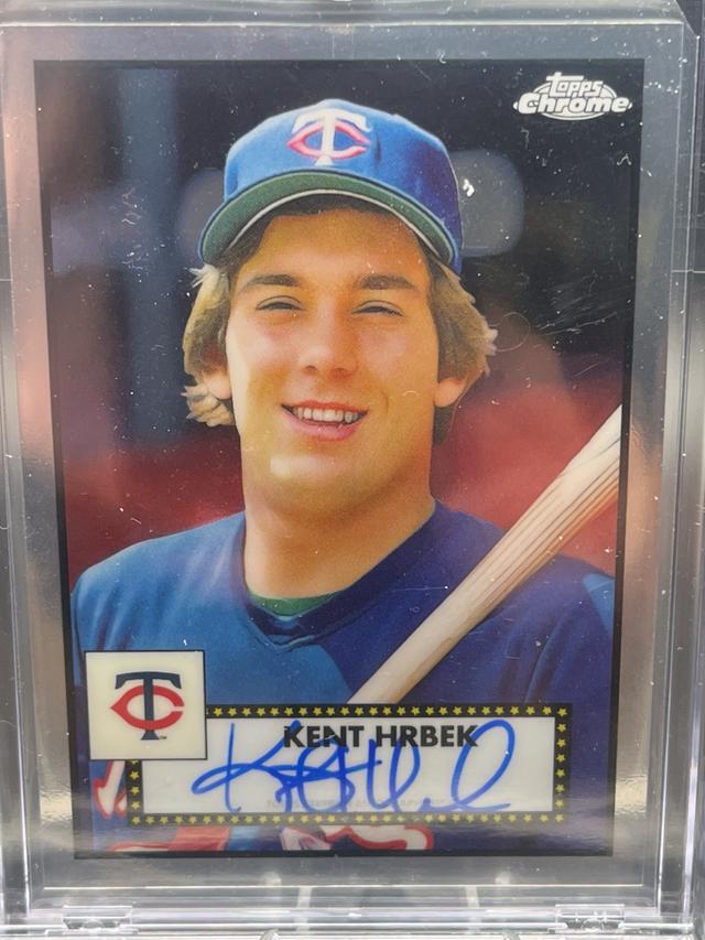 2021 Topps Chrome Platinum Kent Hrbek AUTOGRAPH CARDS #PA-KHK