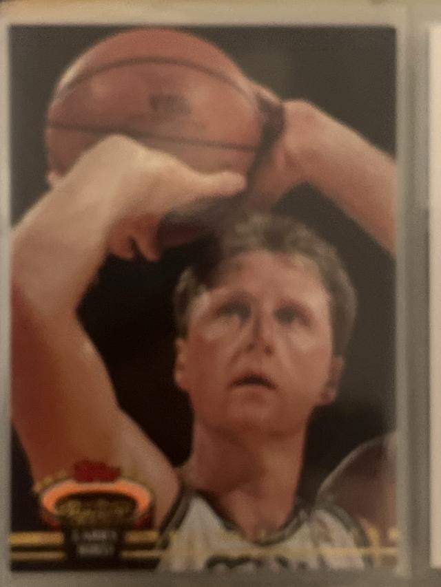 1992-93 Topps Stadium Club Larry Bird Base Set #194