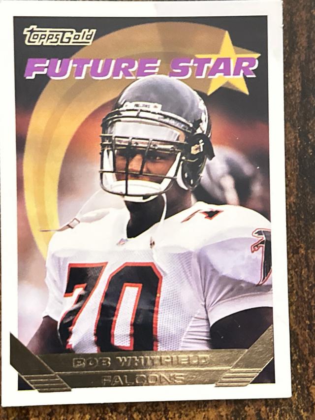 1993 Topps Football Bob Whitfield FS ﻿Base #121