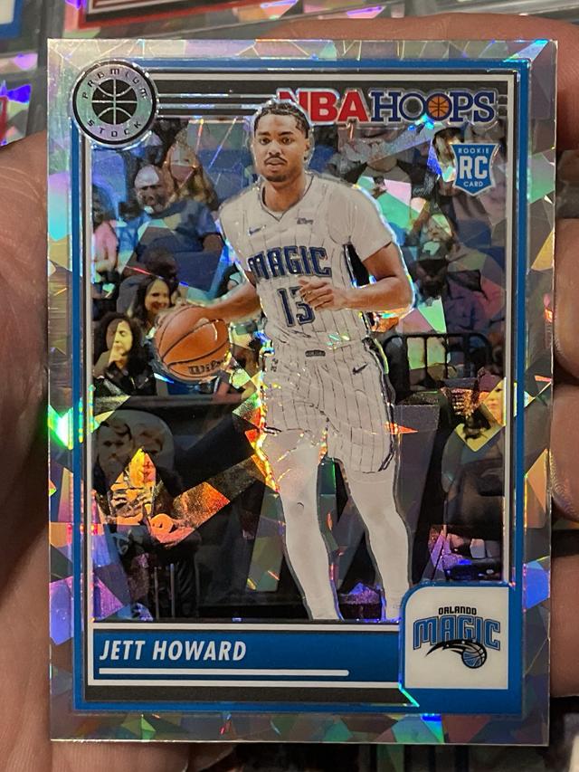 2023-24 Panini Hoops Premium Stock Jett Howard ﻿Base Set Ice Prizms #129