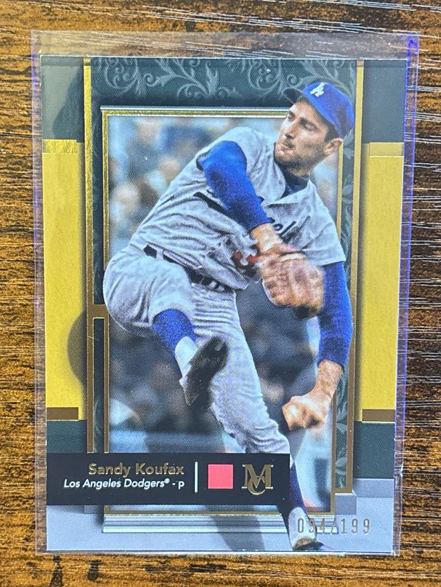 2024 Topps Museum Collection Sandy Koufax Gold /199 #26 Dodgers HOF