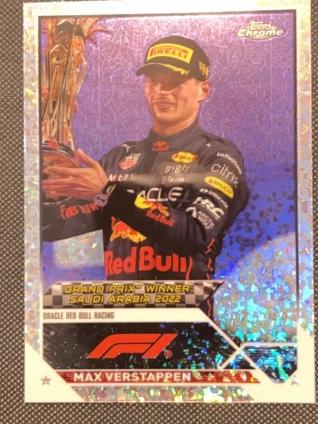 2023 Topps Chrome Formula 1 Max Verstappen Base Set #145