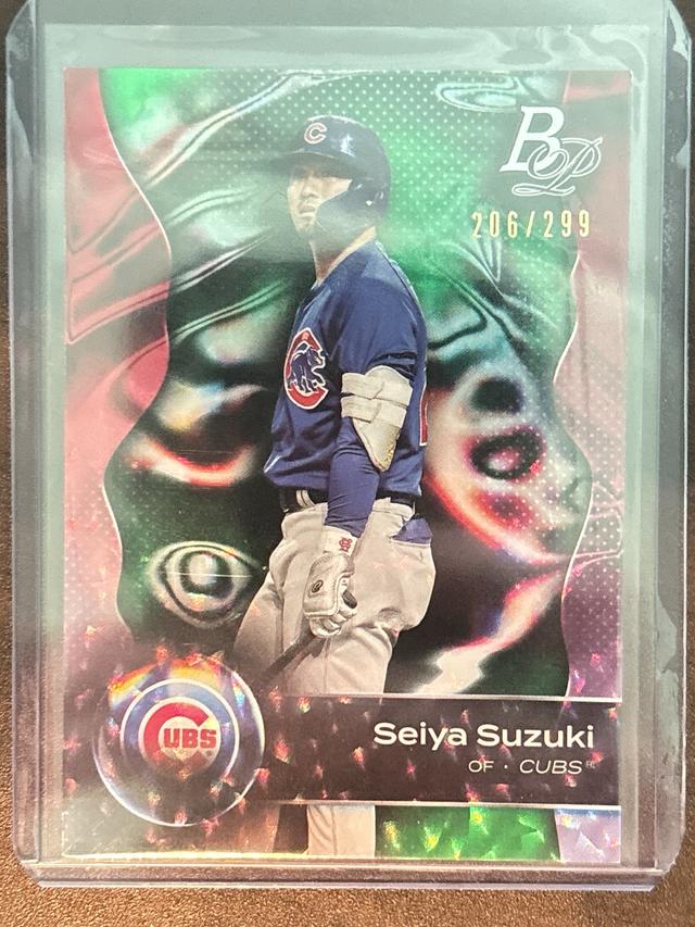 2023 Bowman Platinum Seiya Suzuki BASE CARDS Emerald Ice Foil /299 #54