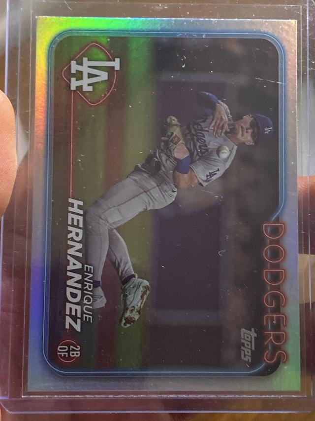 2024 Topps Series 2 Enrique Hernandez BASE SET Rainbow Foil #398