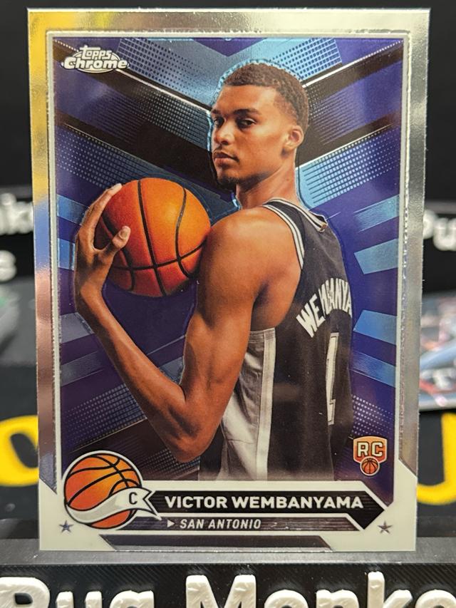 2023-24 Topps Chrome Basketball Victor Wembanyama ﻿Base Set #1