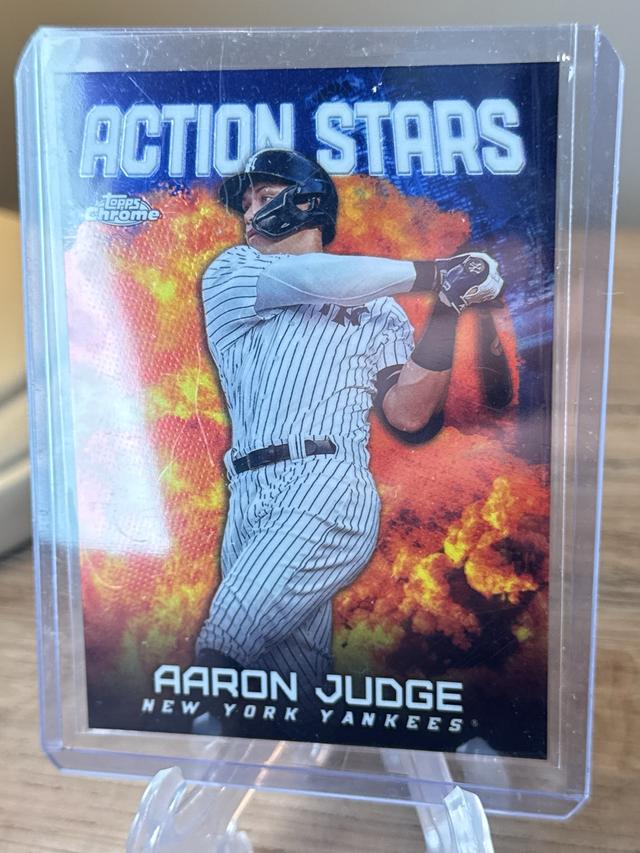 2023 Topps Chrome Update Series Aaron Judge ACTION STARS CHROME #ASC-15