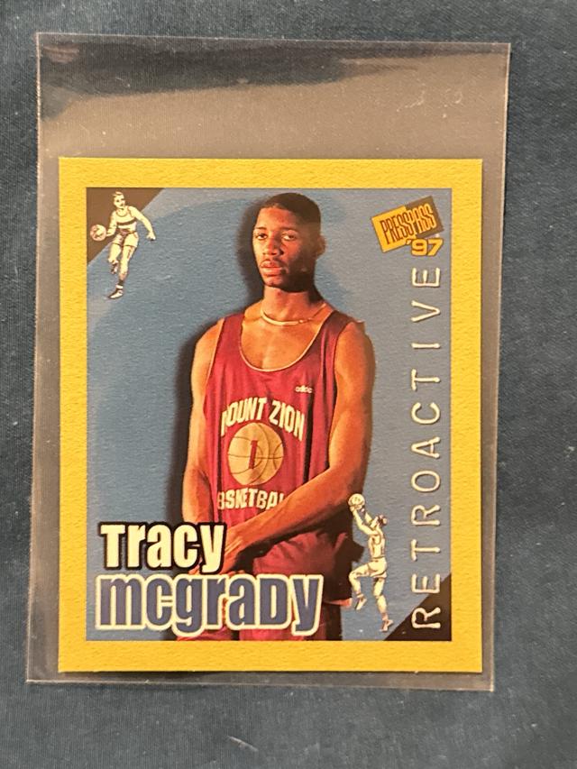 1997 Press Pass Double Threat Tracy McGrady ﻿Retroactive Basketball #9