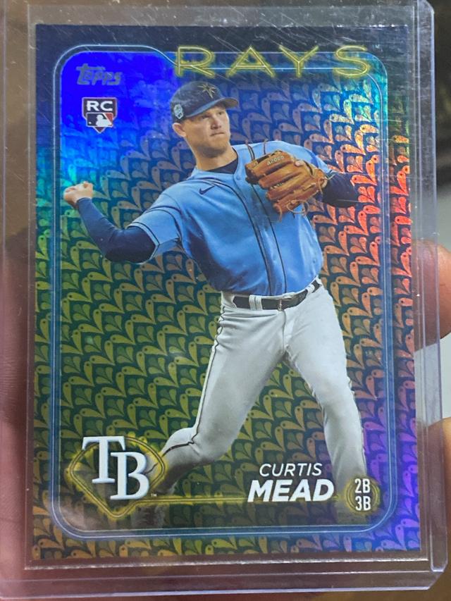 2024 Topps Series 1 Curtis Mead BASE CARD SET Holiday #82