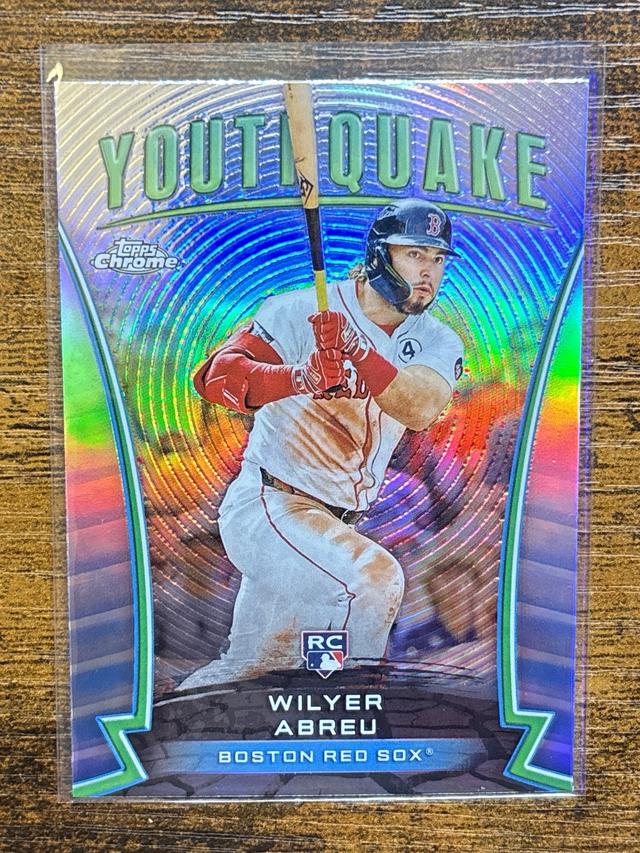 2024 Topps Chrome Update Wilyer Abreu Youthquake #YQ-89 Red Sox Rookie RC