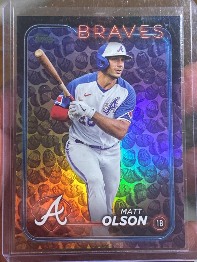 2024 Topps Series 1 Matt Olson BASE CARD SET Eggs #350